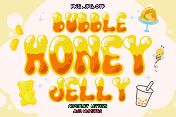 Bubble Honey Jelly: A Sweet Handwritten Font for Playful Designs
