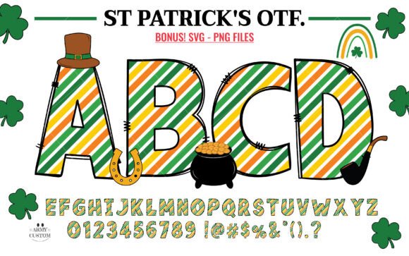 Celebrate in Style: The St. Patrick’s Day Diagonal Font