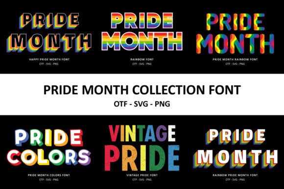Celebrate with Color: 7 Fonts to Design Pride Month Projects