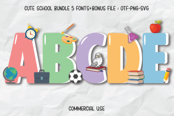 Cute School: A Typeface That Brings Joy to Every Project