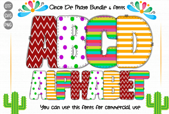 Infuse Festive Energy with Cinco De Mayo Set Typography