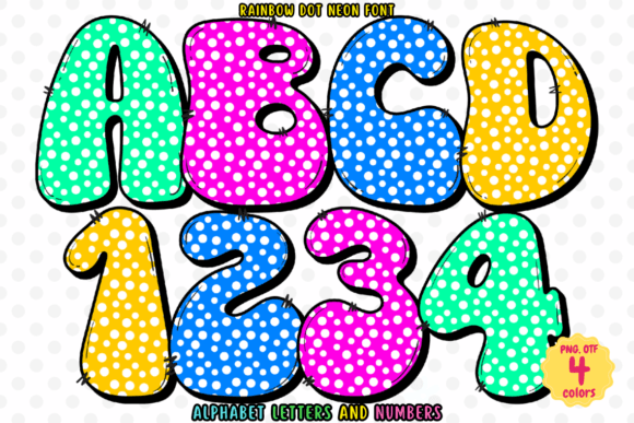 Inject Playful Energy Into Your Brand With Rainbow Dot Neon