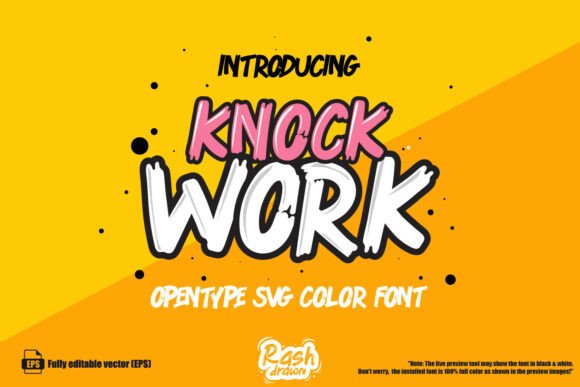 Knock Work: A Font That Packs a Visual Punch