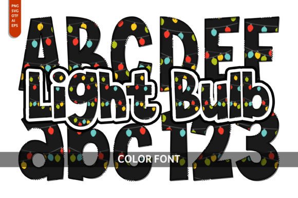 Light Bulb: The Playful Color Font That Brings Designs to Life