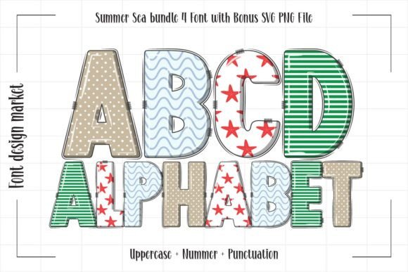 Summer Sea: The Playful Color Font for Sunny Designs