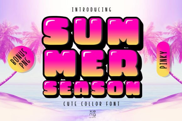 Summer Season Pinky: The Font That Demands Attention