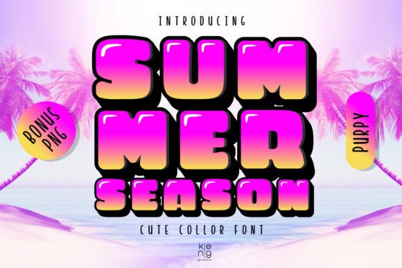 Summer Season Purpy: The Playful Font That Demands Attention