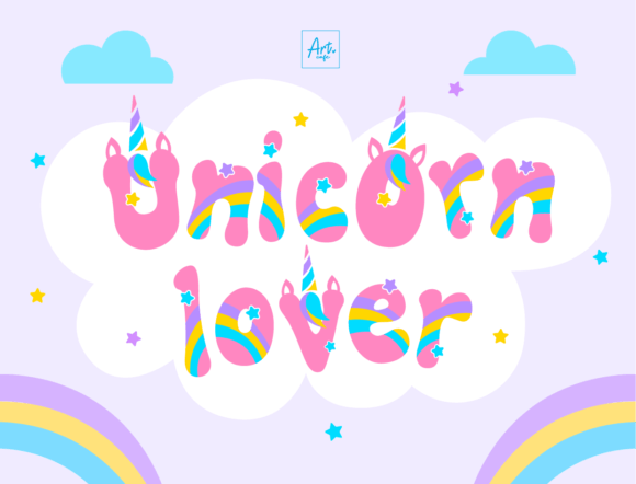 Unicorn Lover: A Whimsical Font for Creative Projects