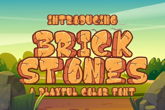 Why Brick Stones is the Playful SVG Font Your Designs Need