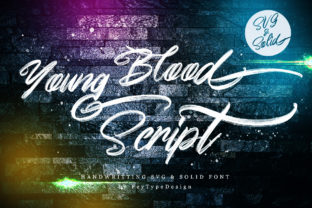 Young Blood: The Gritty Script Font for Bold Branding